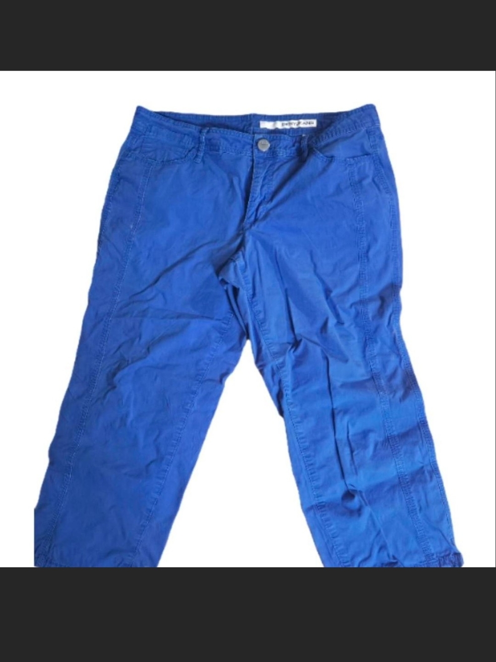 Vintage DKNY Bright Blue Capris
